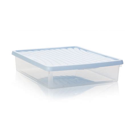 shallow storage containers with lids